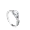Anillo-compromiso-solitario-oro-blanco-diamantes | Chocrón Joyeros