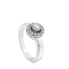 Anillo-compromiso-solitario-oro-blanco-diamantes | Chocrón Joyeros