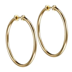 Aros medianos oro amarillo