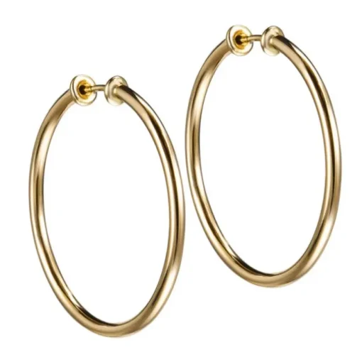 Aros medianos oro amarillo