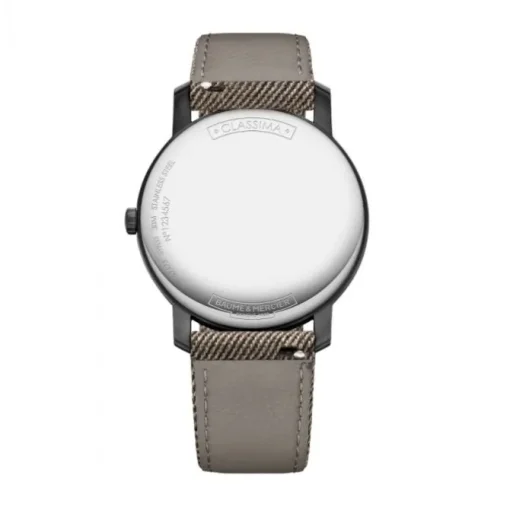 Baume et Mercier Classima esfera gris correa 42mm