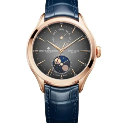 Baume et Mercier Clifton Baumatic oro rosa y fase lunar
