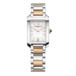 Baume et Mercier Hampton esfera blanca cuadrada 35mm