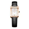 Baume et Mercier Hampton esfera blanca cuadrada 35mm