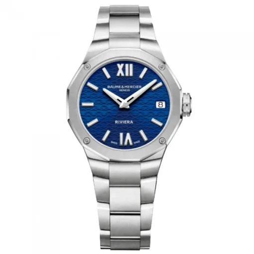 Baume et Mercier Riviera 33mm esfera azul