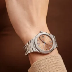 Baume et Mercier Riviera esfera naranja 36mm
