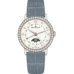 Blancpain Villeret Acero con diamantes 29 mm Automático