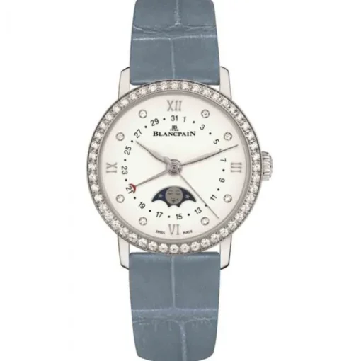 Blancpain Villeret Acero con diamantes 29 mm Automático