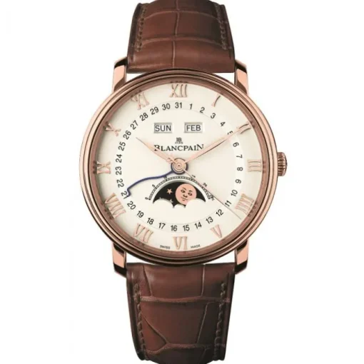 Blancpain Villeret Calendario Completo Oro rojo 18 quilates 40 mm Automático