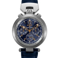 Bovet Saguaro cronógrafo acero esfera azul
