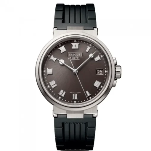 Breguet Marine 5517 titanio esfera azul