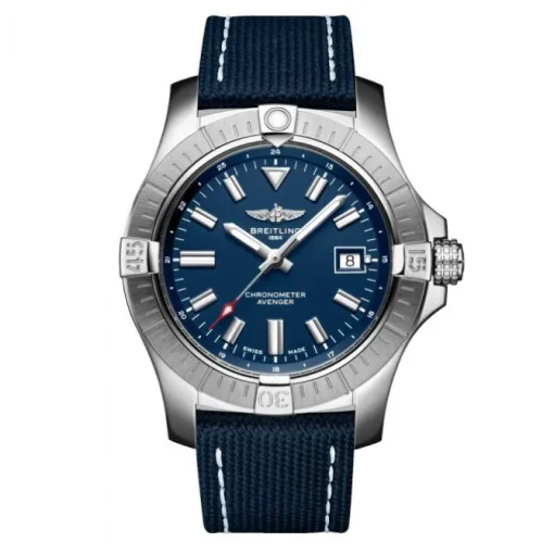 Breitling Avenger Automatic azul correa piel 43mm