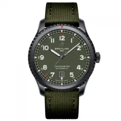 Breitling Aviator 8 41mm nato Black Steel Curtiss