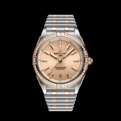 Breitling Chronomat 36 mm Acero, Oro Rojo y Diamantes Automatic