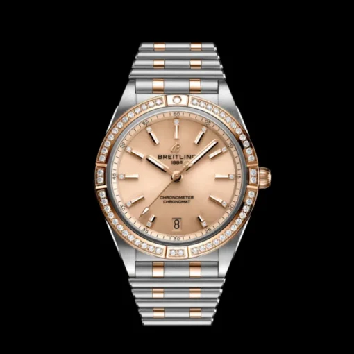 Breitling Chronomat 36 mm Acero, Oro Rojo y Diamantes Automatic