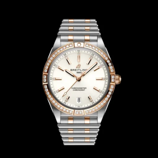 Breitling Chronomat 36 mm Acero, Oro Rojo y Diamantes Automatic