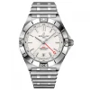 Breitling Chronomat auto GMT esfera blanco 40mm