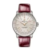 Breitling Navitimer Automatic blanco correa burdeos 36mm