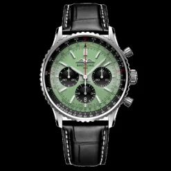 Breitling Navitimer B01 Crono 43mm esfera verde piel