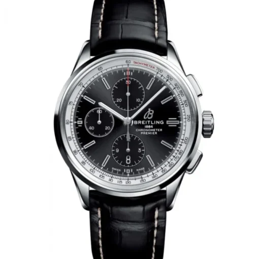 Breitling Premier Chronograph acero y piel