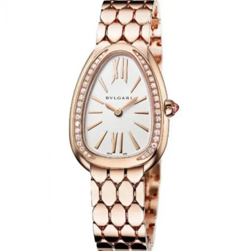 Bvlgari Serpenti Seduttori oro rosa y bisel de diamantes