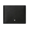 Cartera Montblanc Sartorial negra para 6 tarjetas