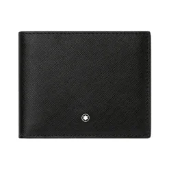 Cartera Montblanc Sartorial negra para 6 tarjetas