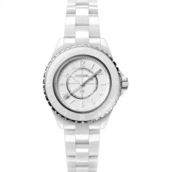 Chanel J12 ceramica blanca, acero, esfera blanca