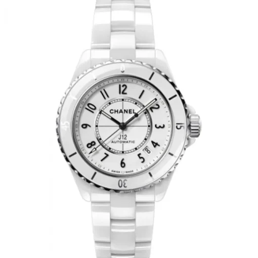 Chanel J12 ceramica blanca, acero y esfera blanca automatico