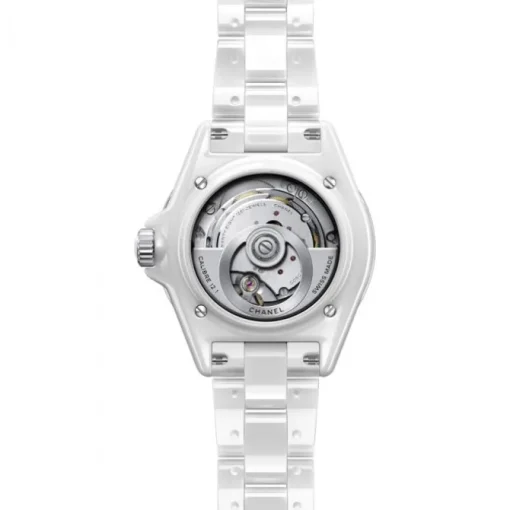 Chanel J12 ceramica blanca, acero y esfera blanca automatico