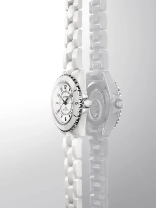 Chanel J12 ceramica blanca, acero y esfera blanca automatico