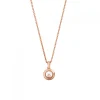 Chopard Happy Diamond Icons oro rosa en circulo con diamante