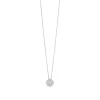 Colgante de oro blanco con diamantes