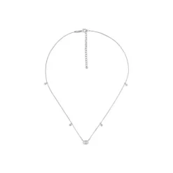 Colgante Gucci GG Running de oro blanco con diamantes