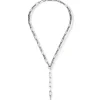 Colgante "Link" de eslabones de oro blanco con diamantes