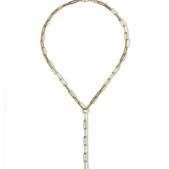 Colgante "Link" de eslabones de oro amarillo con diamantes
