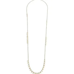 Colgante monedas extralargo de oro amarillo con diamantes