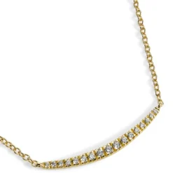 Colgante "Smile" de oro amarillo con diamantes