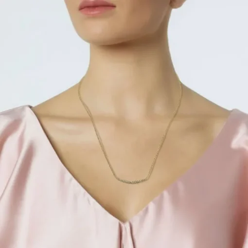 Colgante "Smile" de oro amarillo con diamantes