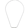 Colgante "Smile" de oro blanco con diamantes