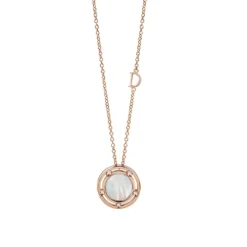 Collar Damiani D.Side de oro rosa, nacar y diamantes