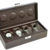 Estuche Scatola del Tempo 4R Marrón Oscuro