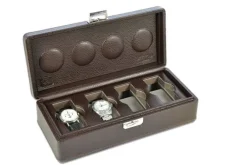 Estuche Scatola del Tempo 4R Marrón Oscuro