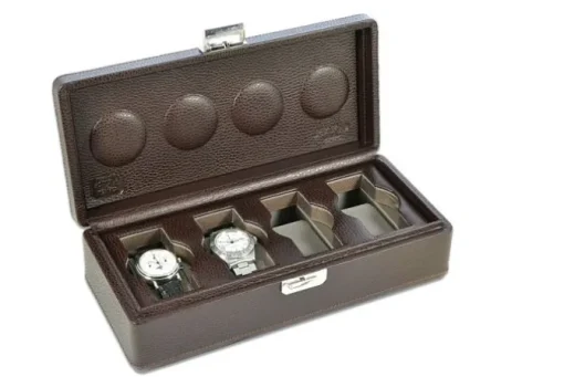 Estuche Scatola del Tempo 4R Marrón Oscuro