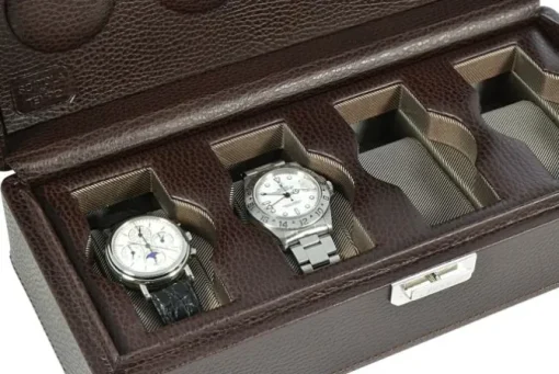 Estuche Scatola del Tempo 4R Marrón Oscuro