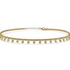 Gargantilla choker "Bubbles" de oro amarillo con diamantes