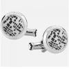 Gemelos Montblanc Essential Sartorial Acero y PVD negro 126101