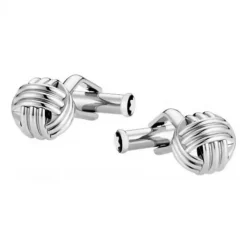 Gemelos Montblanc Sartorial de acero tipo nudo