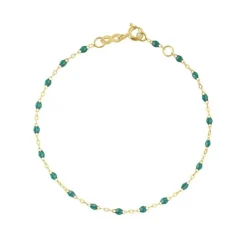 gigiCLOZEAU pulsera Classic oro amarillo esmeralda 17cm