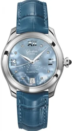 Glasütte Original Lady Serenade esfera azul 36mm